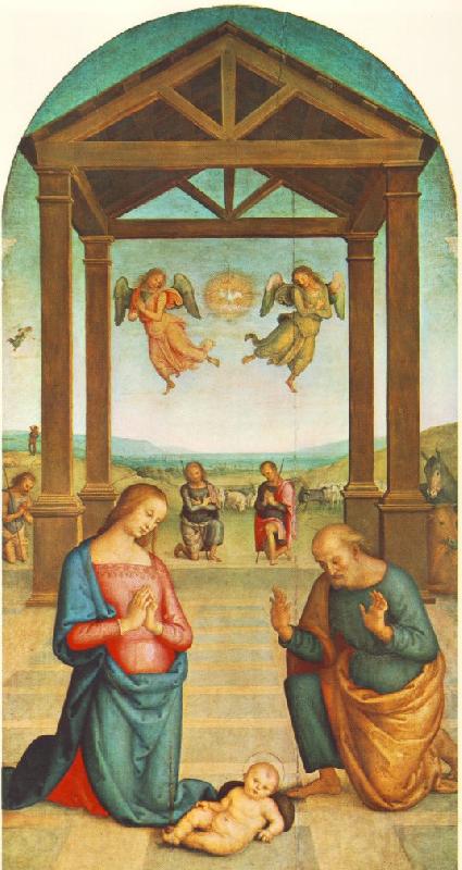 Pietro Perugino The Presepio